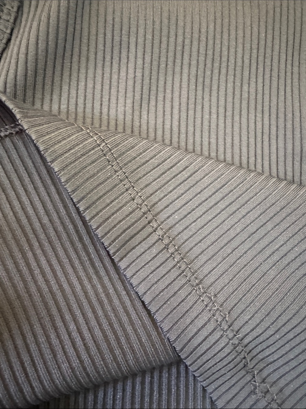 ASOS Grey Ribbed Crop Tank Top - Picture 4 of 4